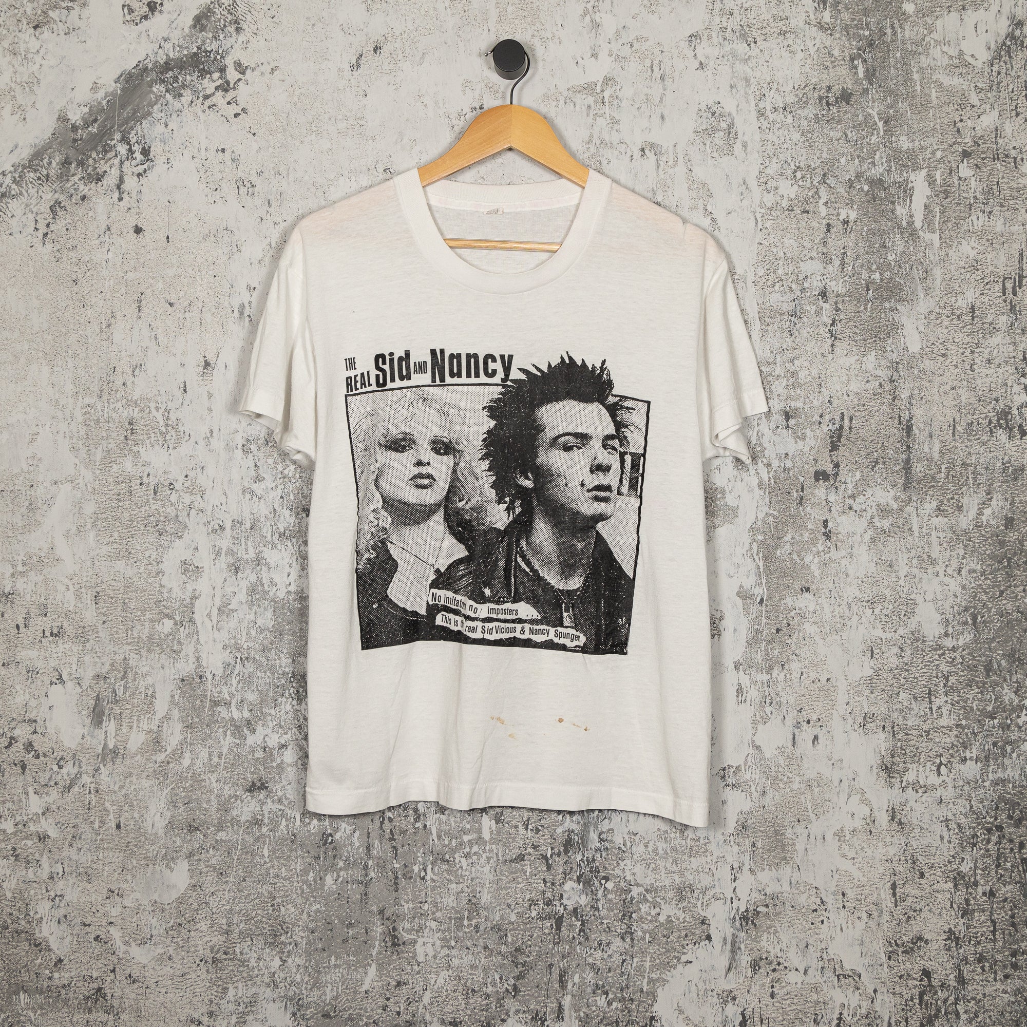 野村訓市着　80sビンテージ Sid & Nancy Tシャツ XL ブラック 野村訓市着 80sビンテージ Sid & Nancy Tシャツ XL ブラック
