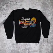 Harley Running With The Pack Vintage 90s Crew Neck