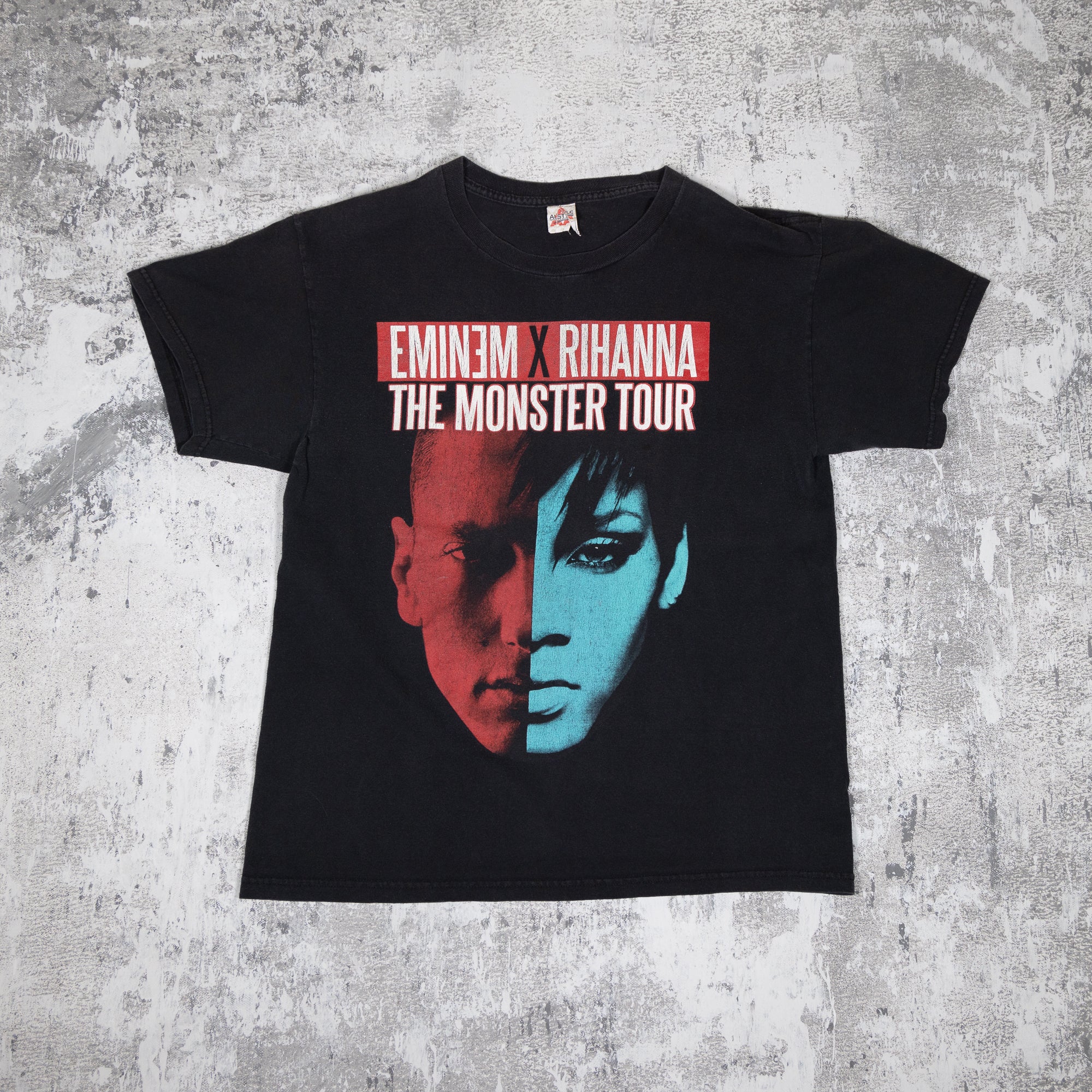 Eminem & Rihanna The Monster Tour Vintage 2000s Tee from FADEDBLK