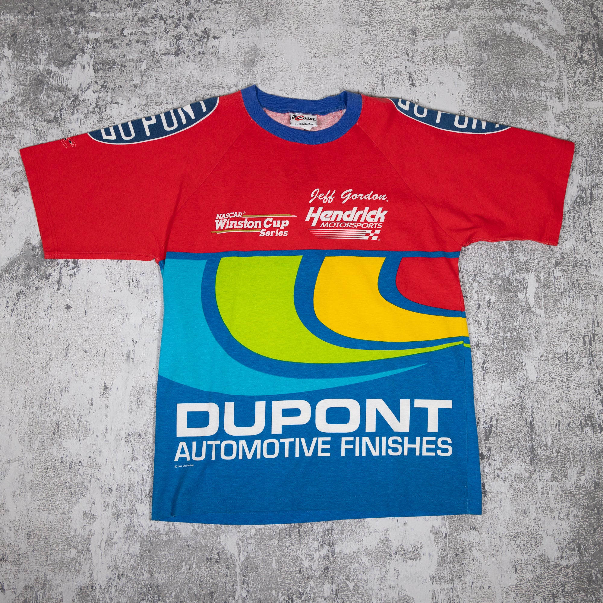 Jeff Gordon Rainbow Dupont Vintage 90s Tee