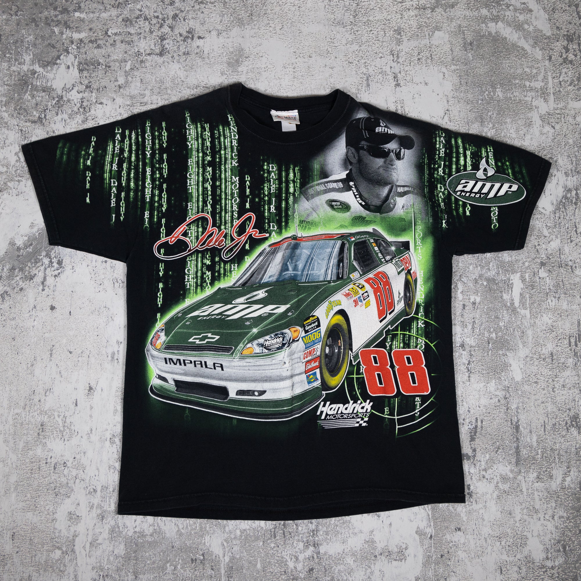 Dale Earnhardt Jr Matrix VIntage 90s Tee