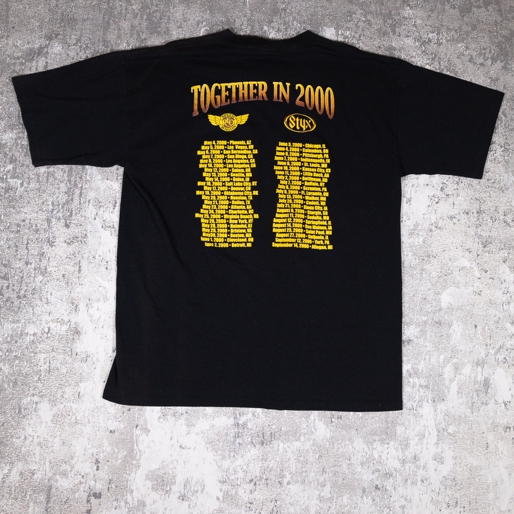 REO Speed Wagon And Styx Tour Vintage 2000s Tee