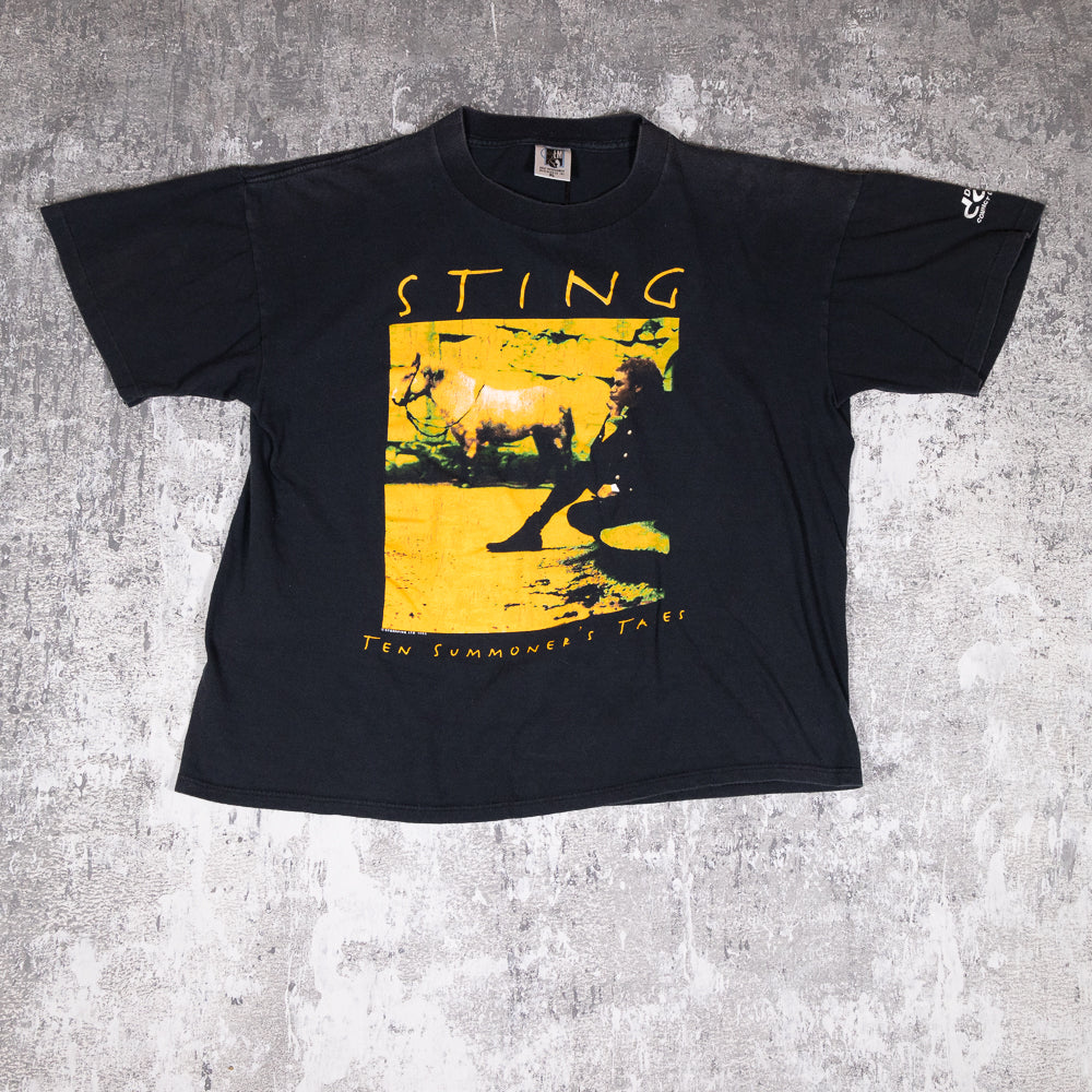 STING Ten Summoner's Tales ツアーTシャツ Vintage 1993 Sting Ten Summoner's Tale World Tour T Shirt