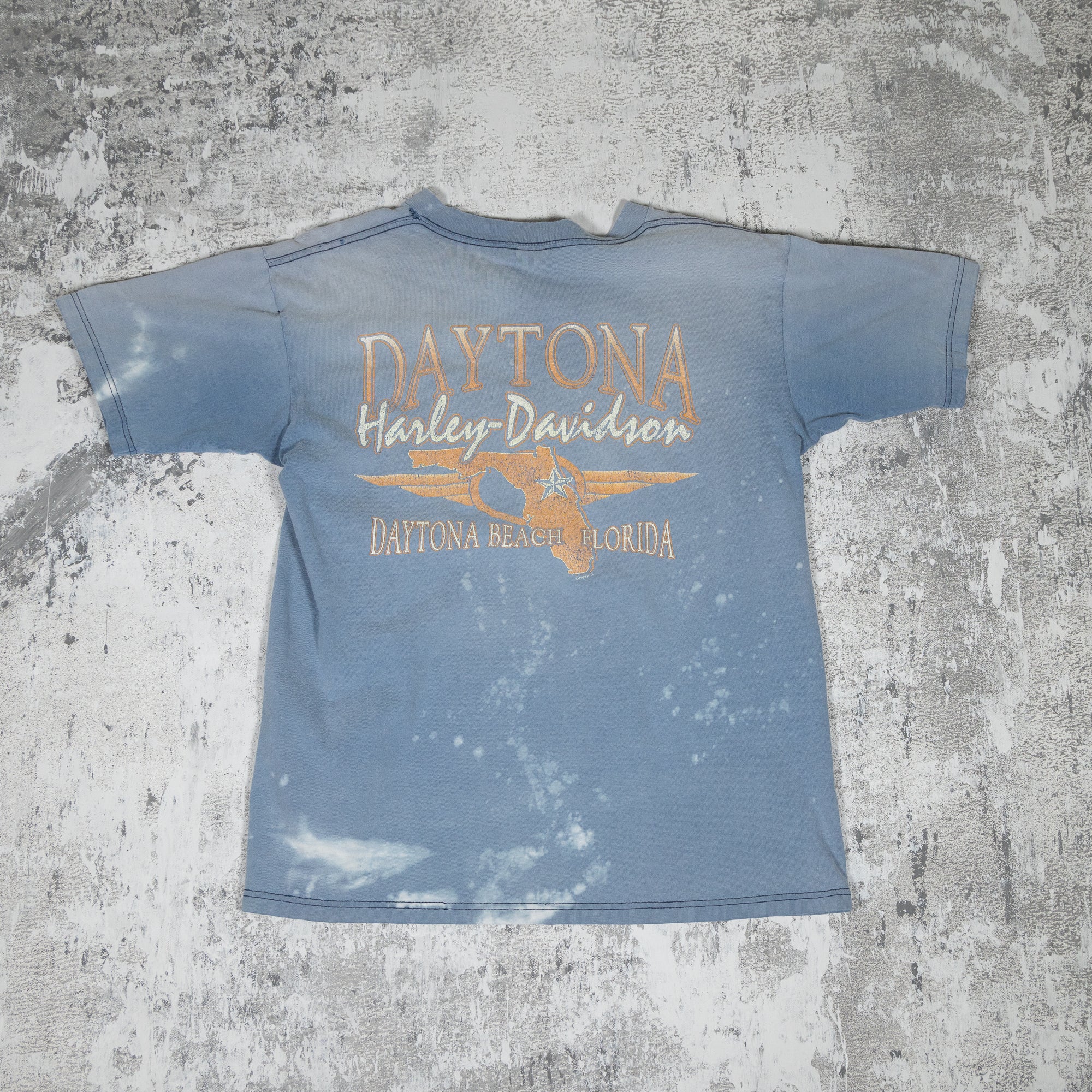 Harley Davidson Faded Daytona Vintage 90s Tee