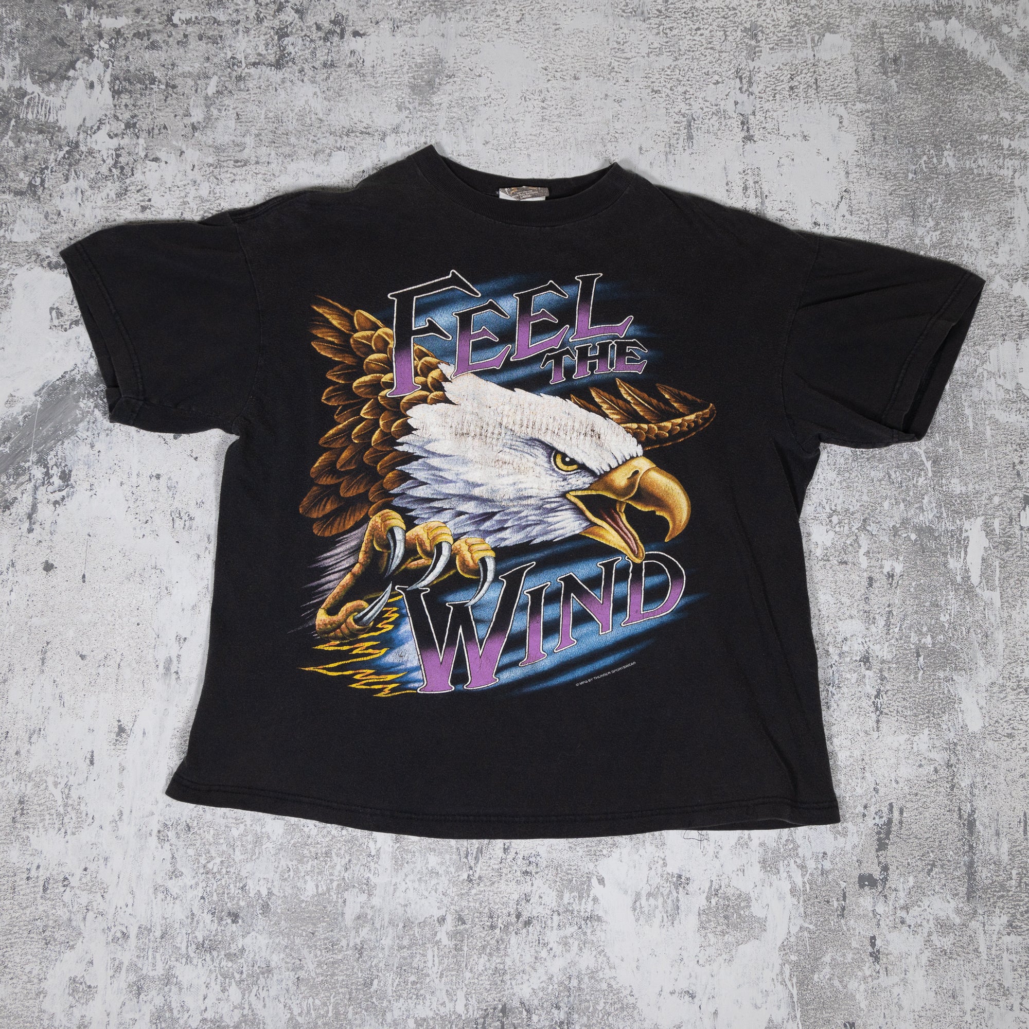 Feel The Wind Vintage 90s Eagle Tee
