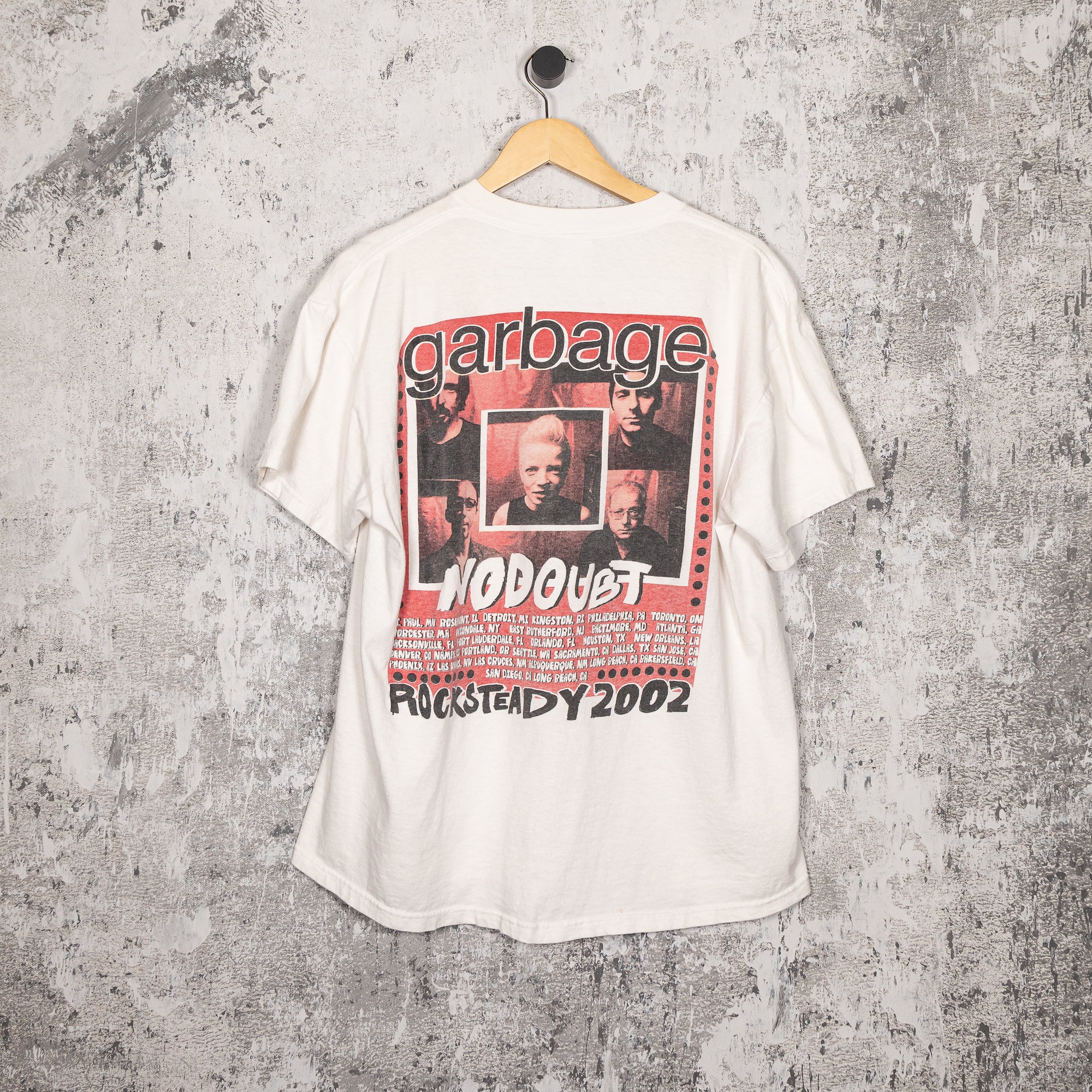 FADEDBLK - No Doubt/Garbage- Rock Steady Tour 2002 - Tee - Doubt/Garbage- Rock Steady Tour 2002