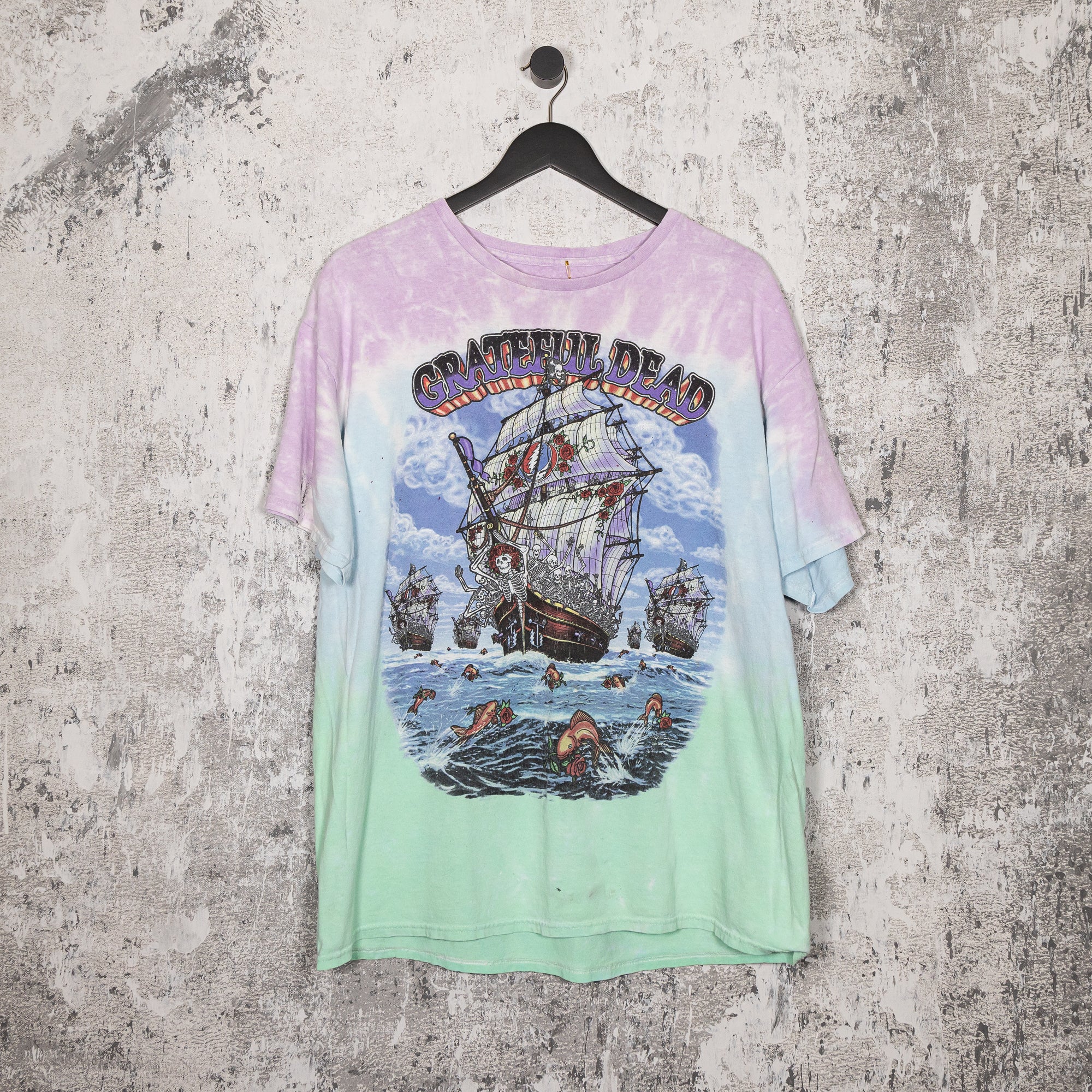 FADEDBLK - Grateful Dead Ship Of Fools 2001 - Tee - Grateful Dead Ship