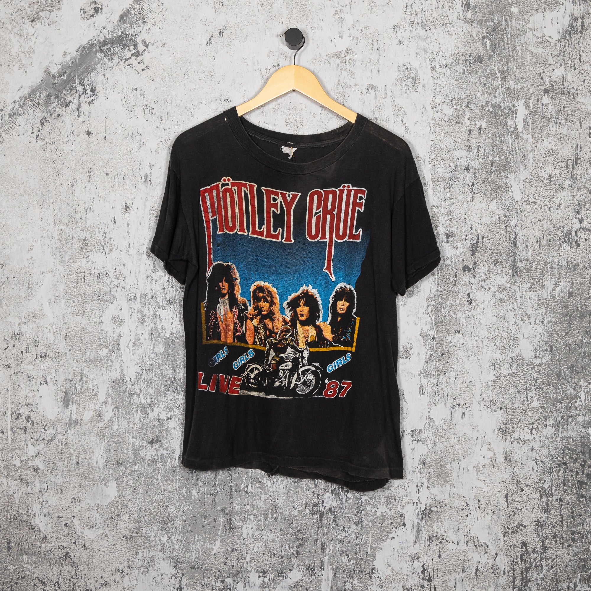 FADEDBLK - Mötley Crüe Parking lot Bootleg 1987 - Tee - Parking lot Bootleg 1987