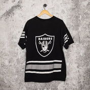 FADEDBLK - Oakland Raiders Printed Jersey Tee 1996 - Tee - Oakland Raiders Printed Jersey Tee 1996