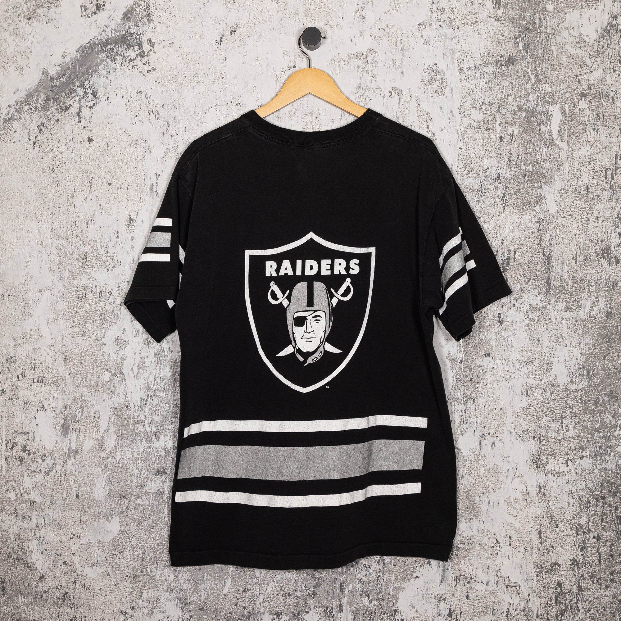 FADEDBLK - Oakland Raiders Printed Jersey Tee 1996 - Tee - Oakland Raiders Printed Jersey Tee 1996