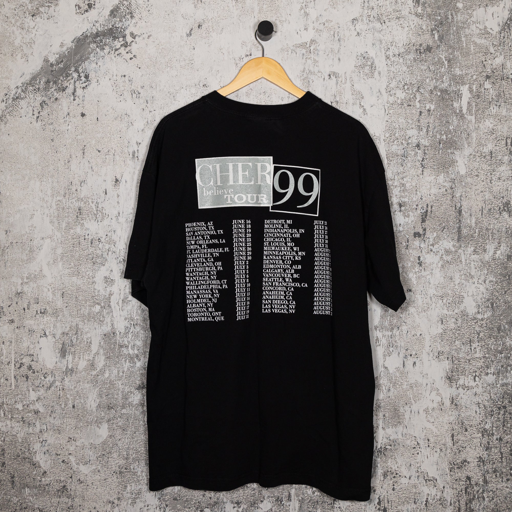 FADEDBLK - Cher Believe Tour 1999 - Tee - Tour 1999