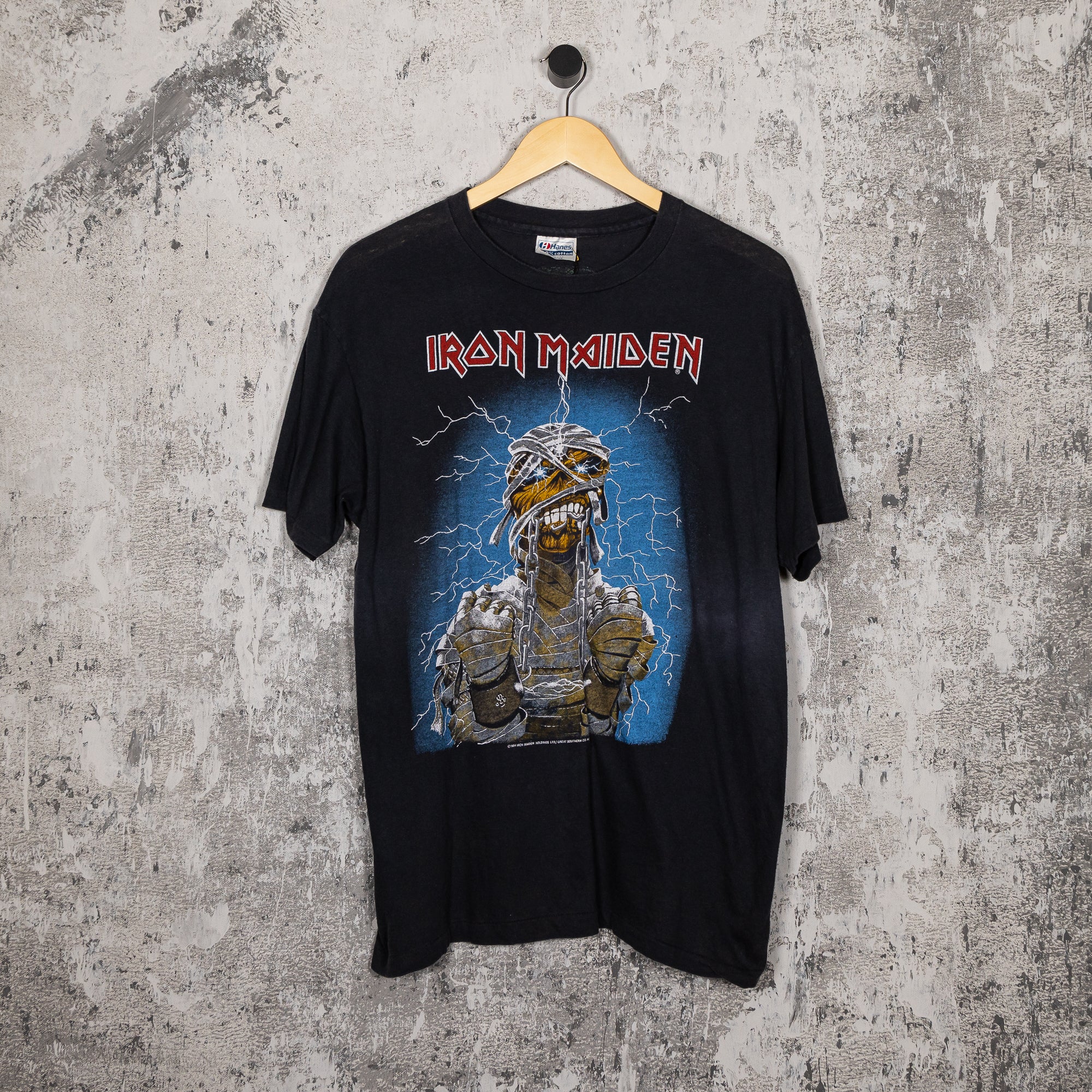 FADEDBLK - Iron Maiden - World Slavery Tour Tee - 1984 - Tee - Iron Maiden - World Slavery Tour Tee - 1984