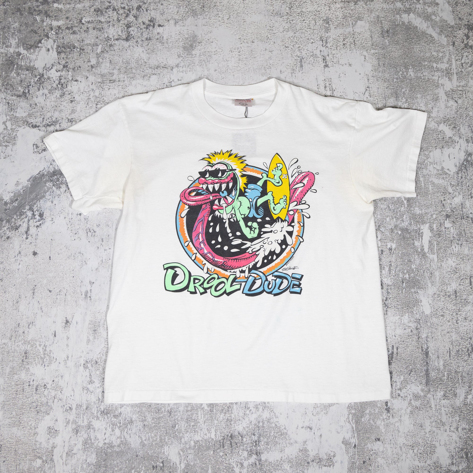 Drool Dude Tee Vintage 90s Art Tee