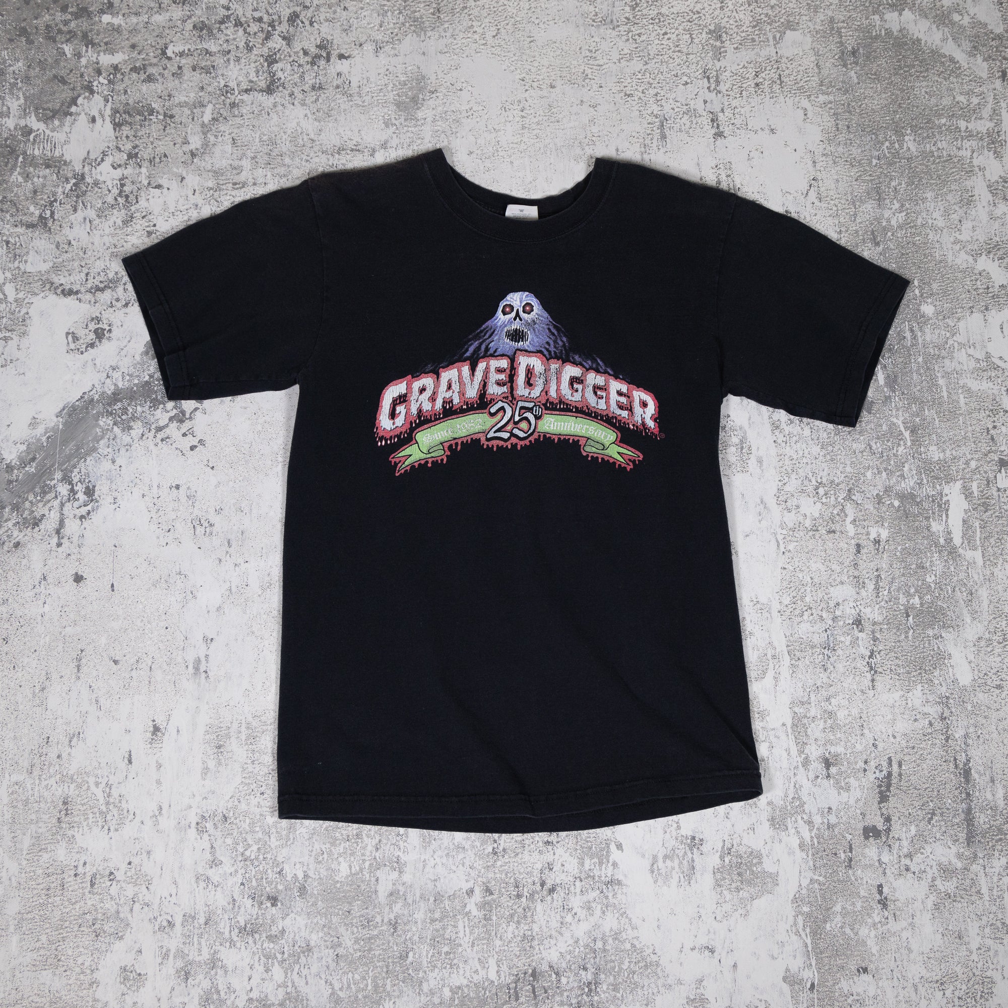 Grave Digger 25th Anniversary Vintage 2000s Tee