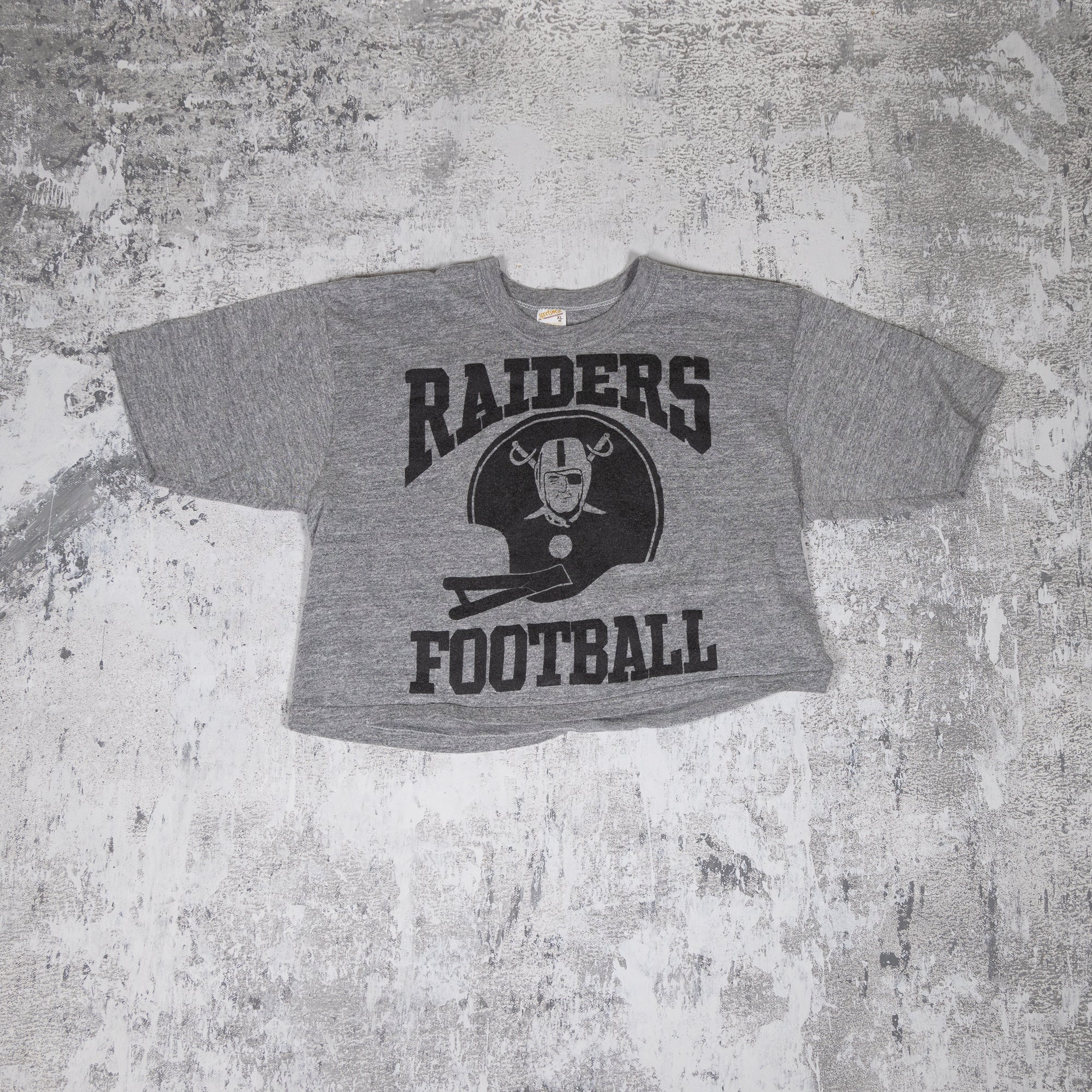 Raiders Vintage 90s Crop Top