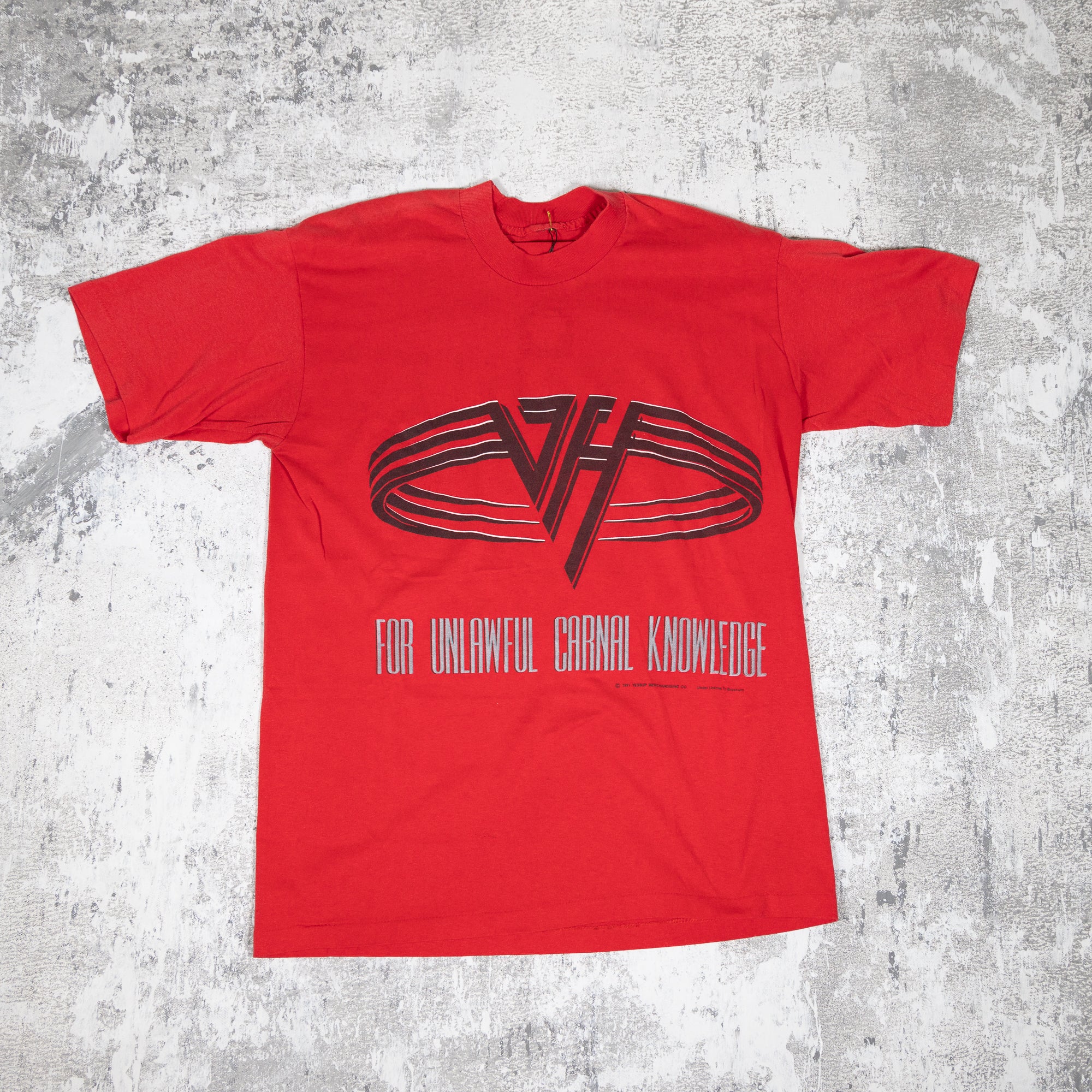 Van Halen For Unlawful Carnal Knowledge Vintage 90s Tee