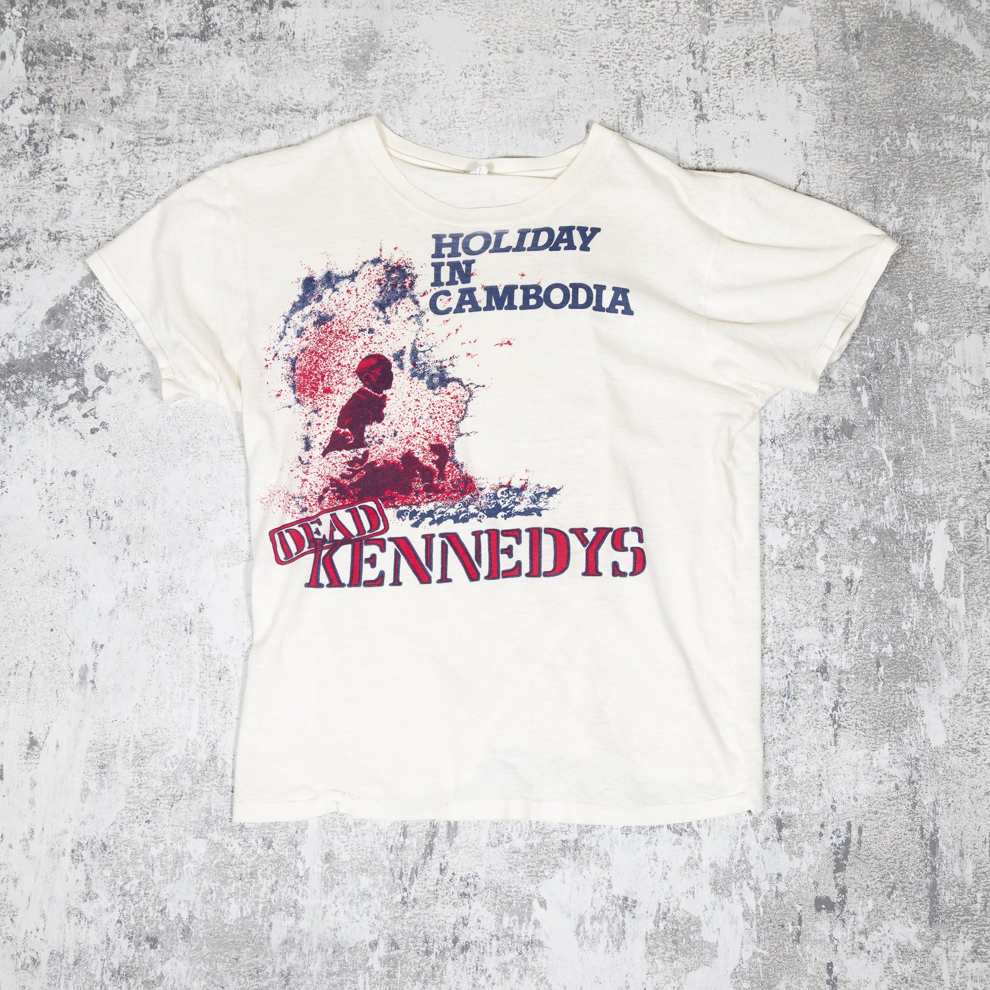 Dead Kennedys Holiday In Cambodia Vintage 80s Tee