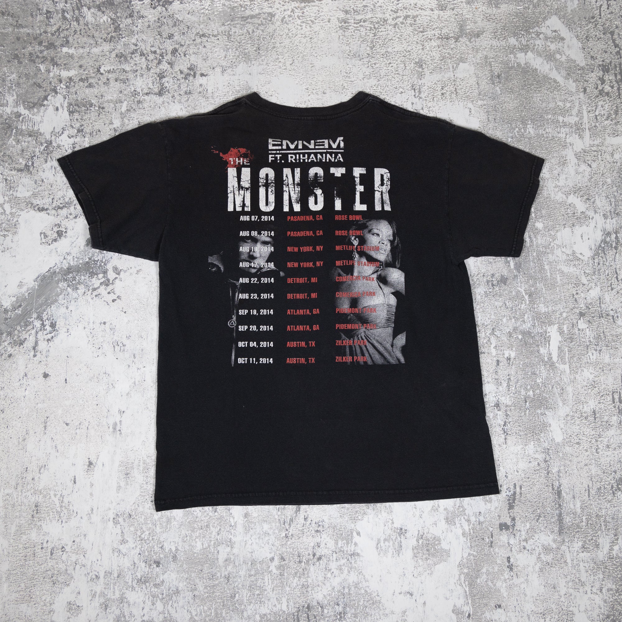 Eminem & Rihanna The Monster Tour Vintage 2000s Tee