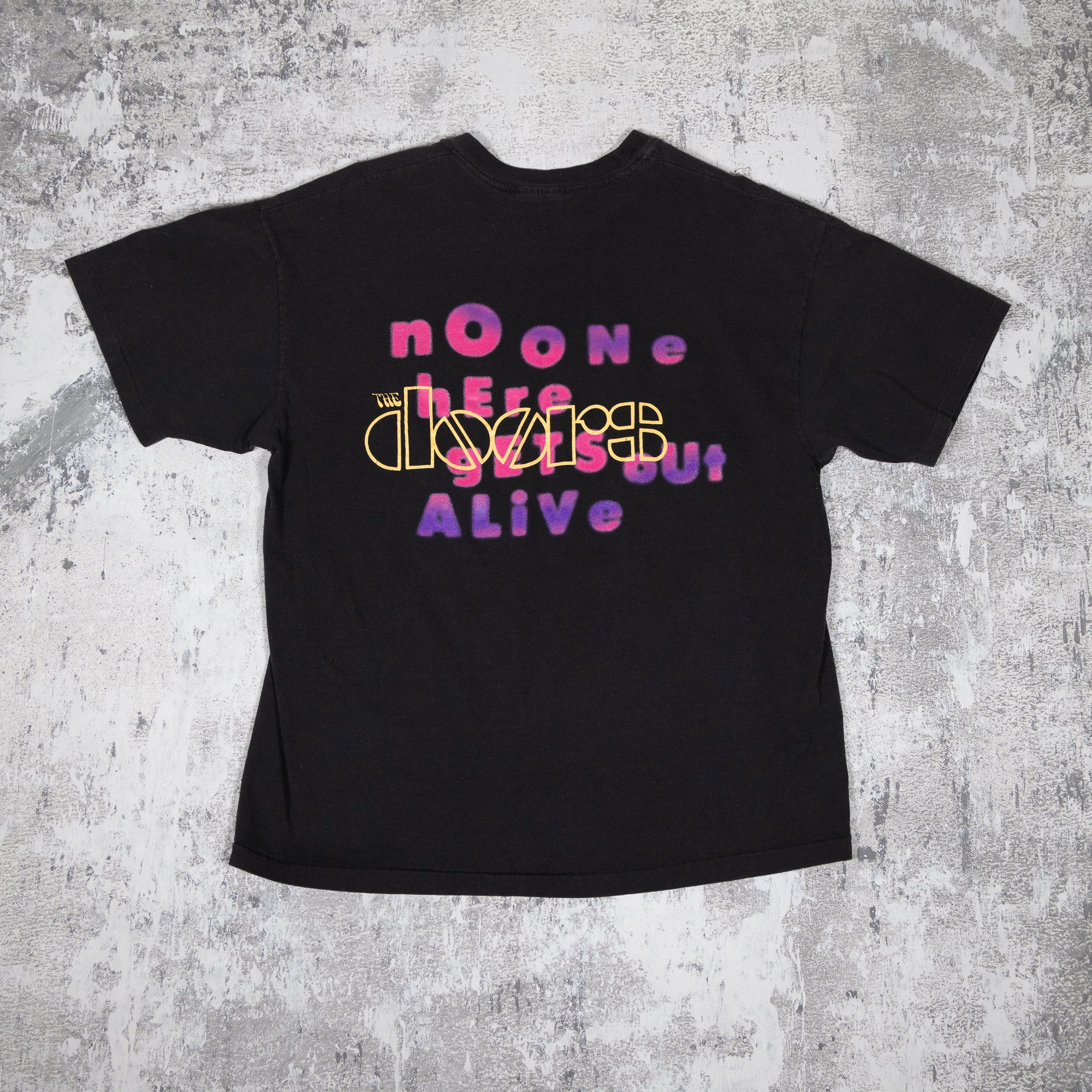 The Doors No One Here Gets Out Alive Vintage 90s Tee