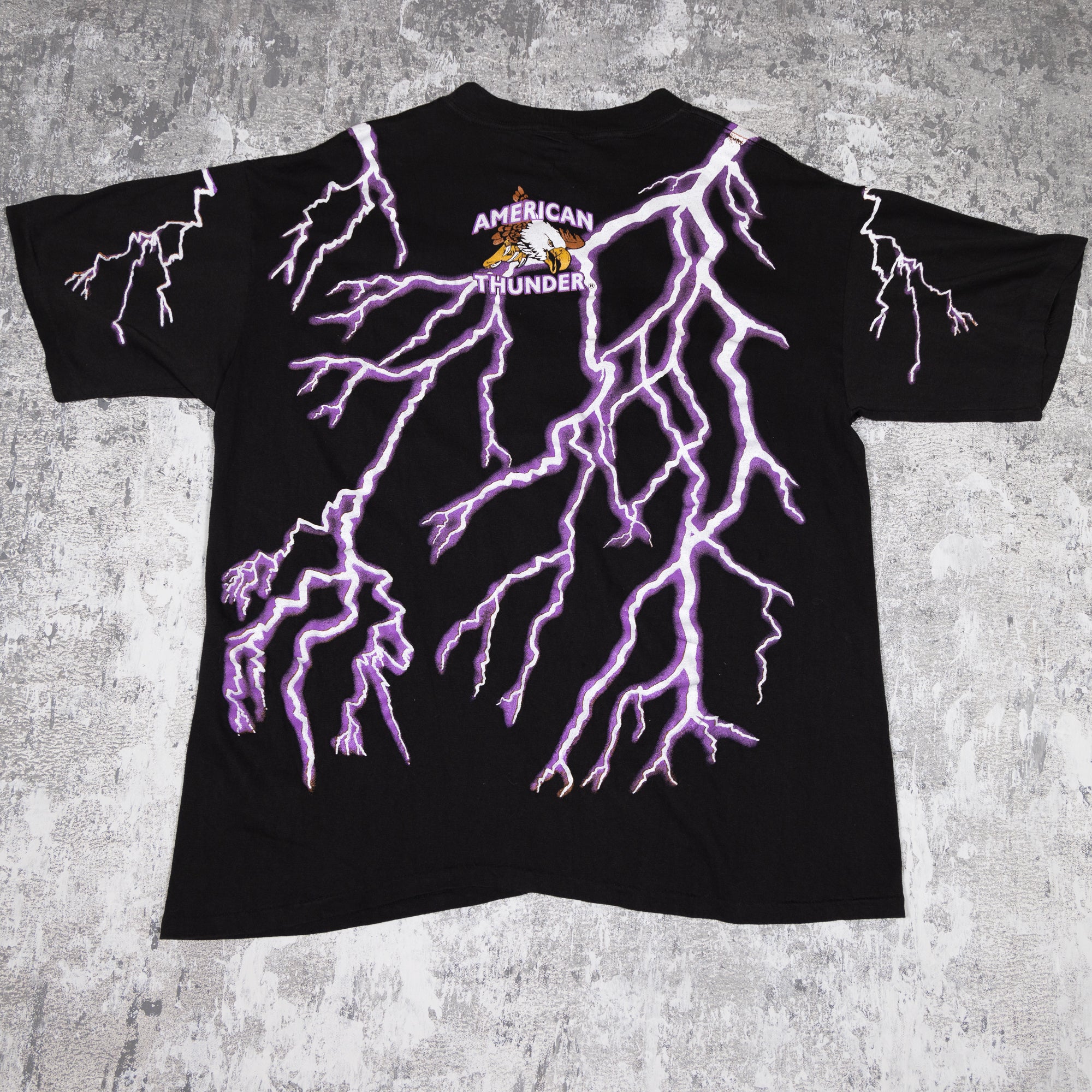 American Thunder Native American Vintage 90s Tee from FADEDBLK