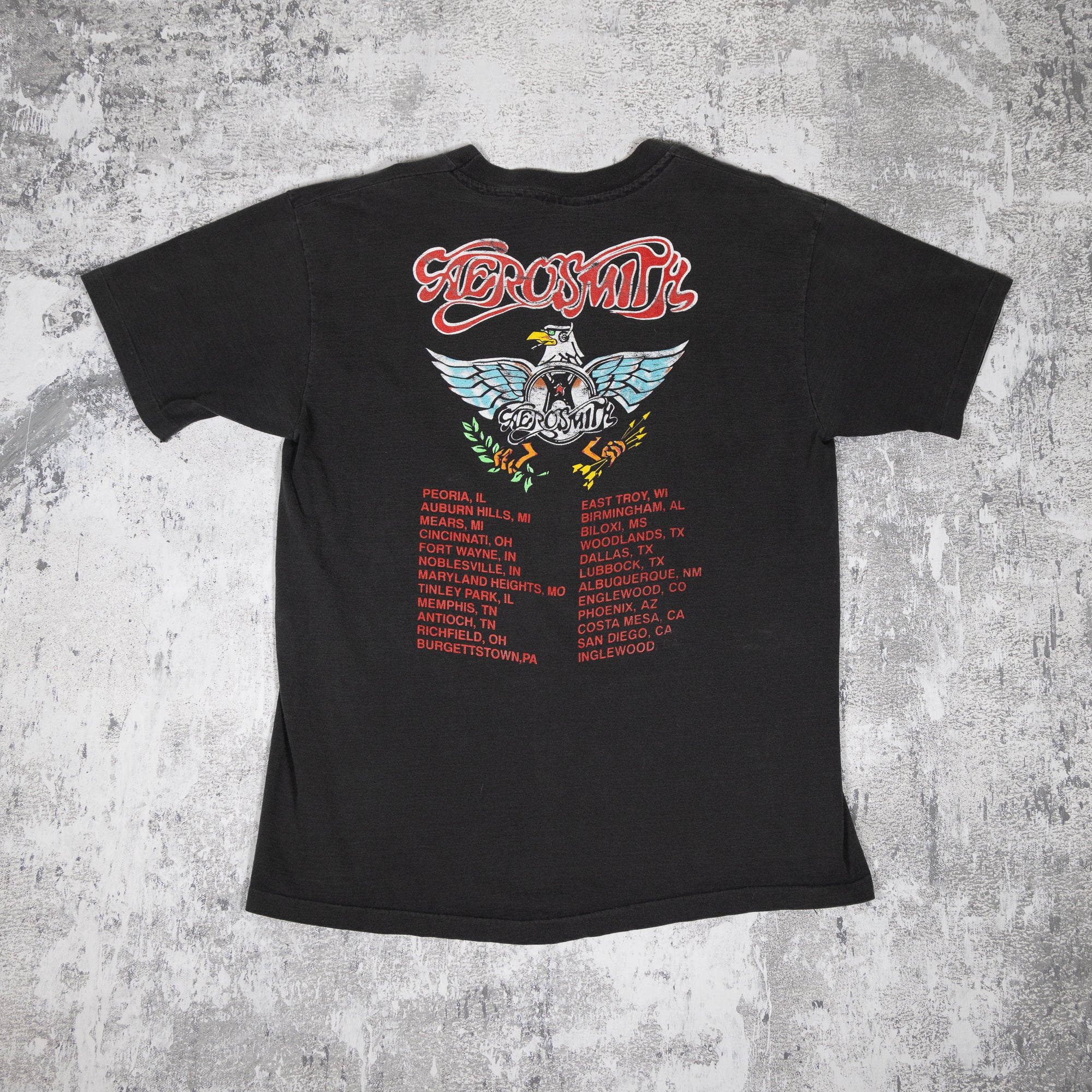 Aerosmith Aero Force One Vintage 2000s Tee