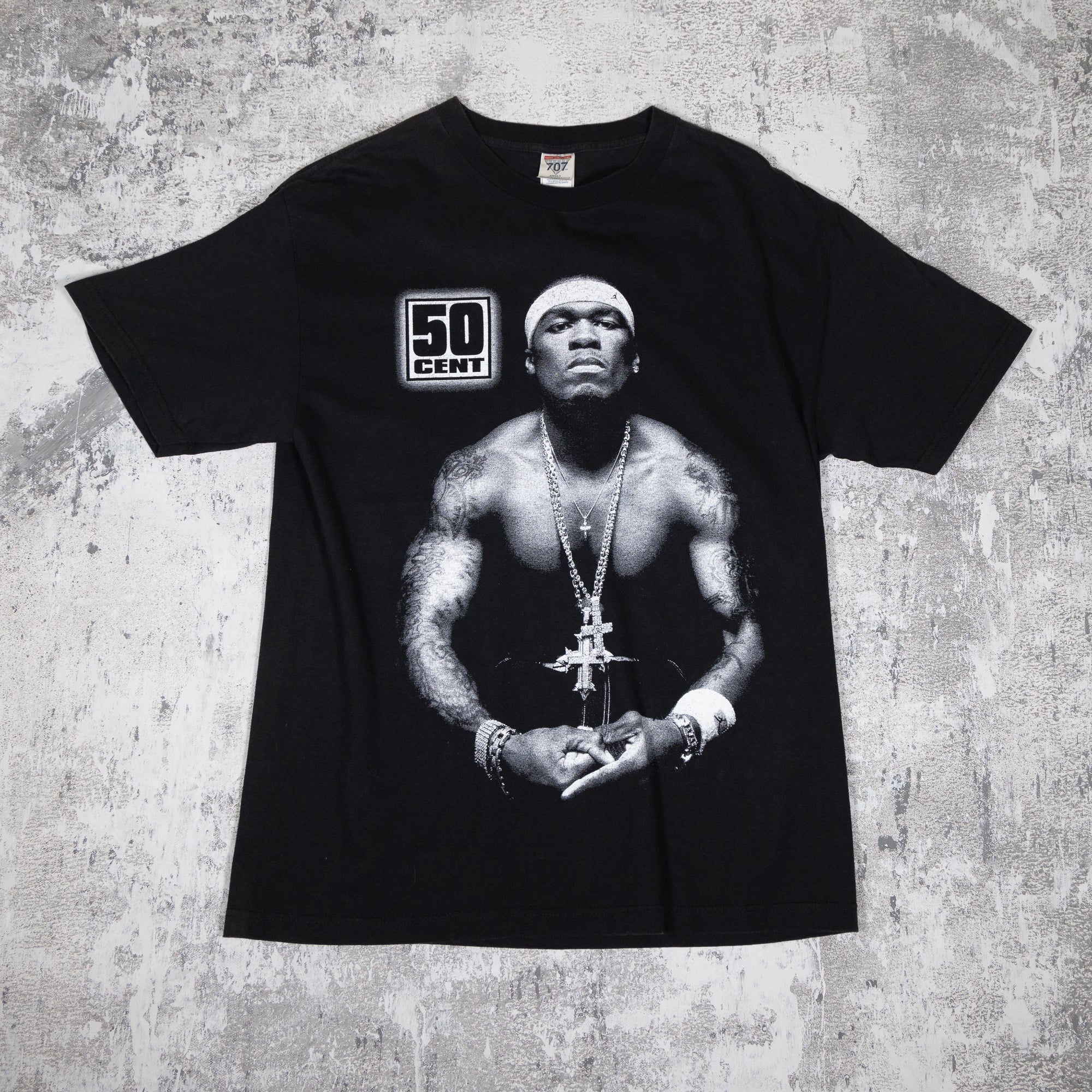 50 Cent Portrait Vintage 2000s Tee