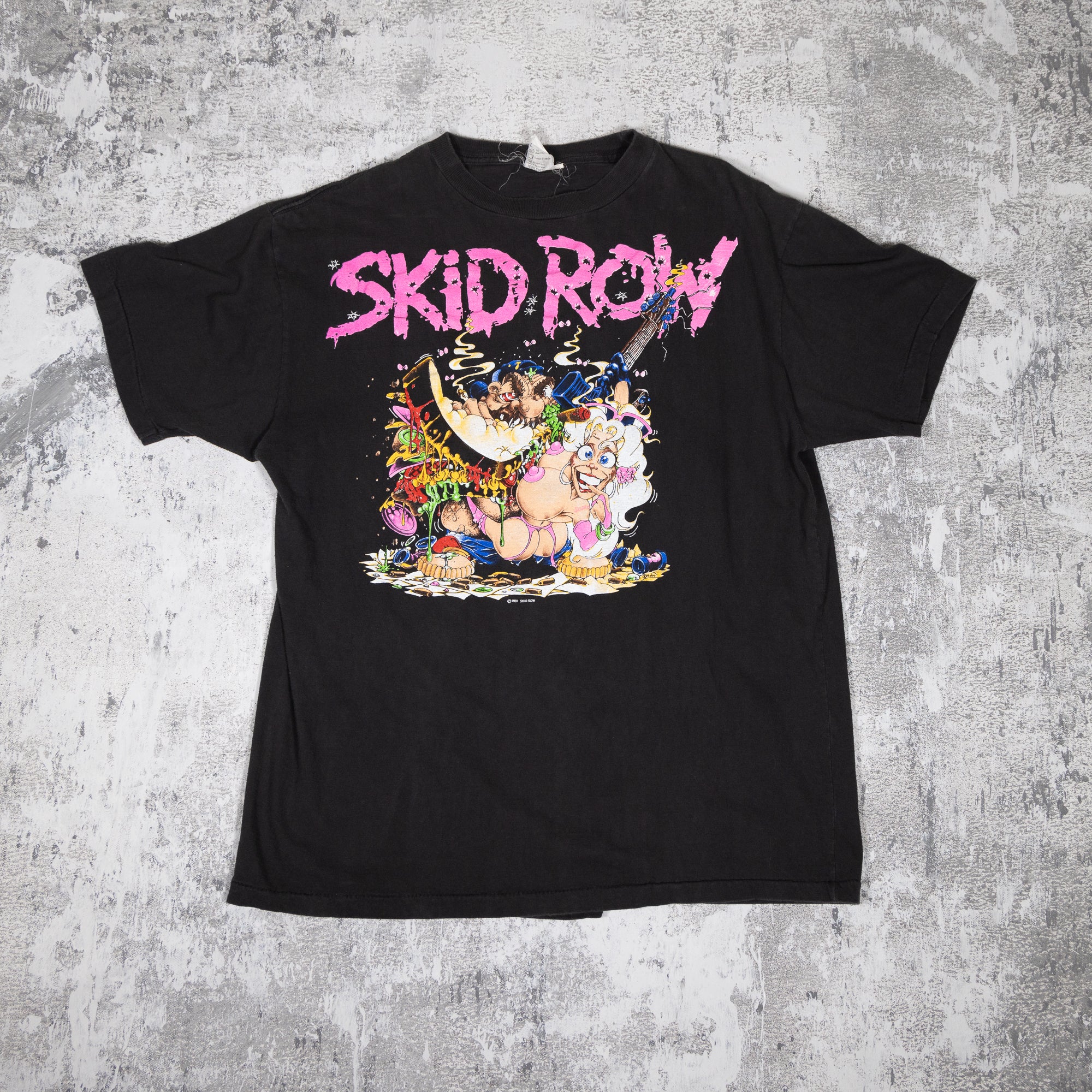 Skid Row Eat Fuck Kill Vintage 90s Tee