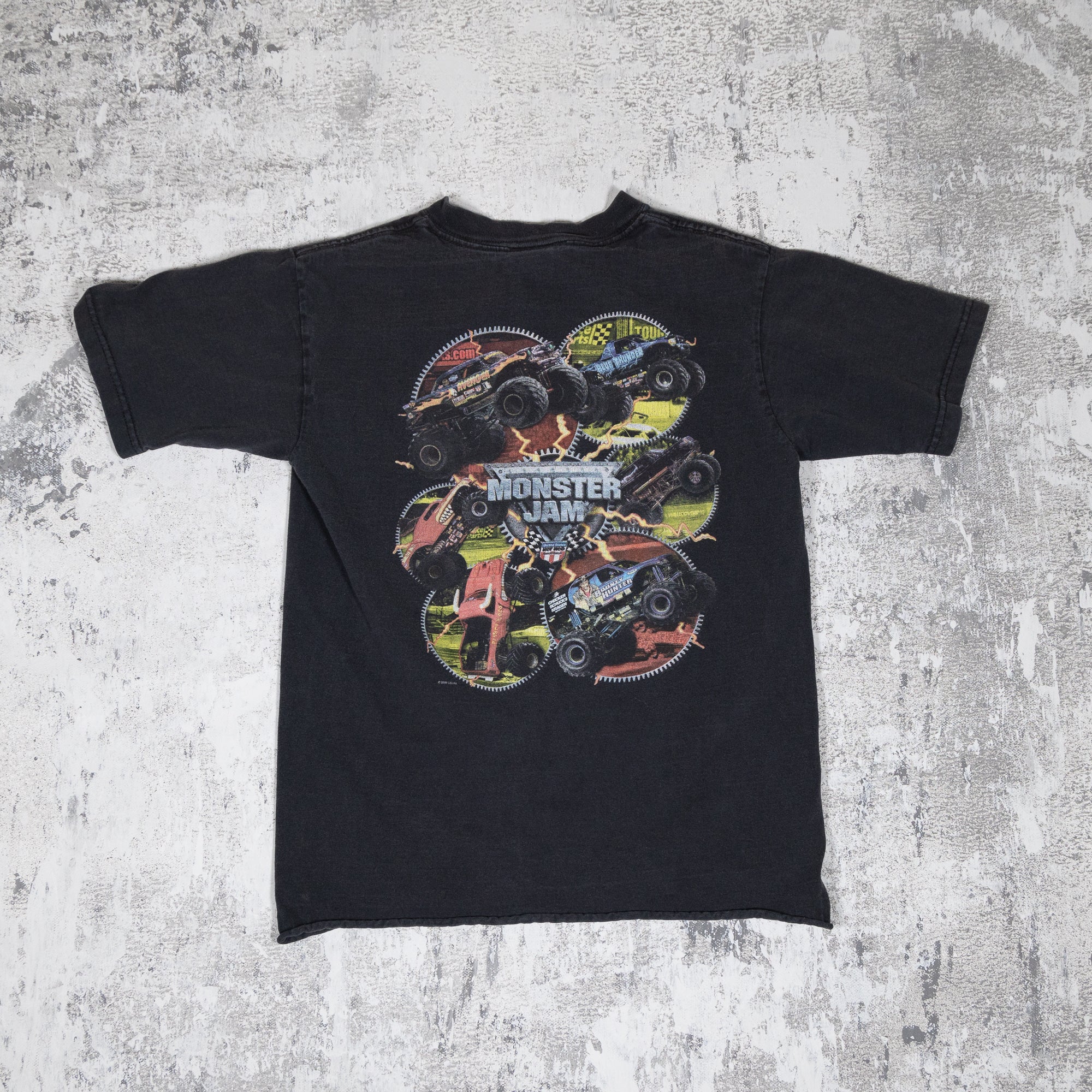 Monster Jam World Tour Youth Vintage 2000s Tee