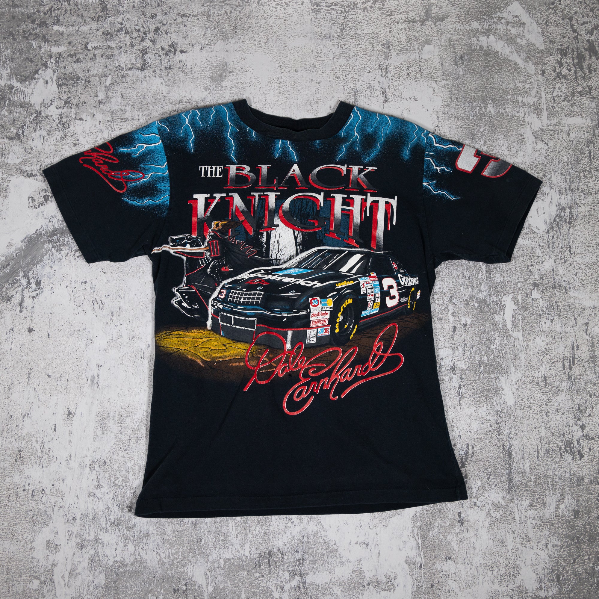 Dale Earnhardt Black Knight Vintage 90s Tee