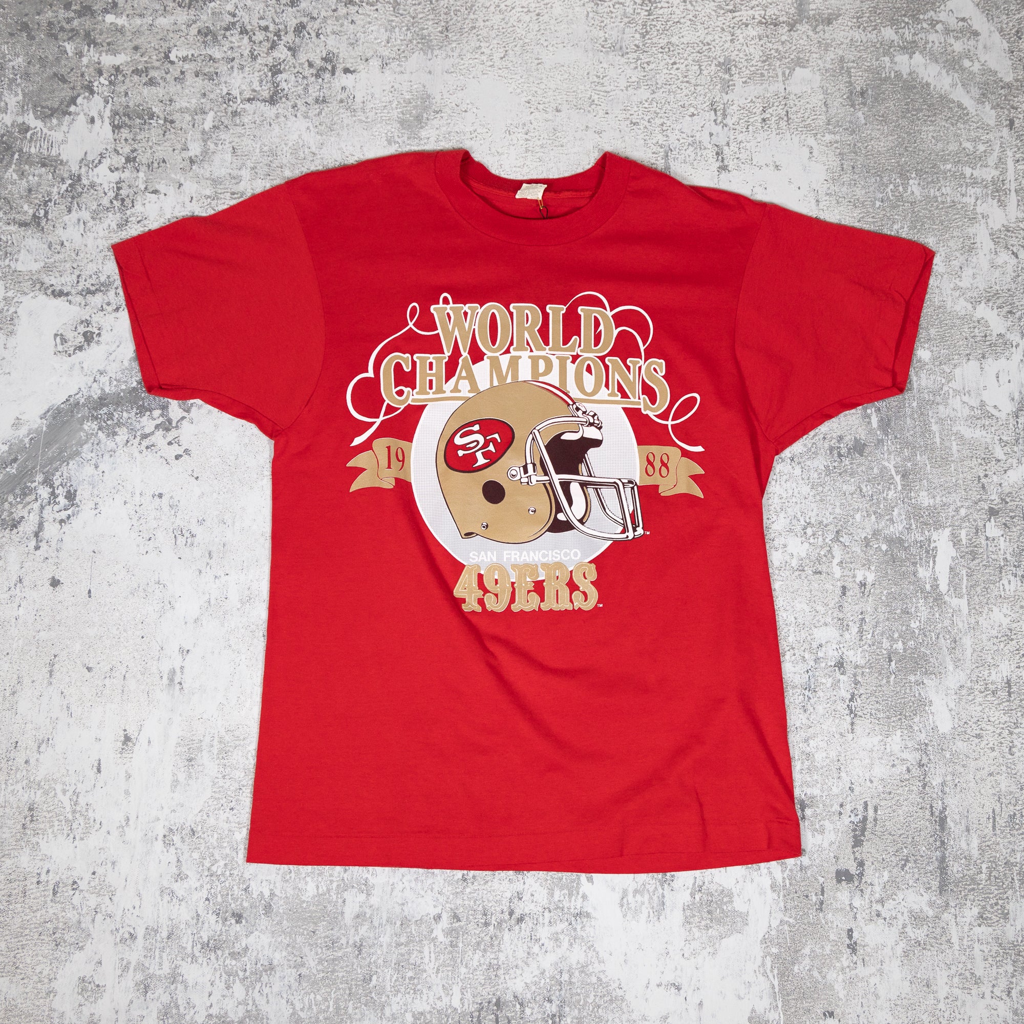 San Francisco 49ers World Champs Vintage 80s Tee