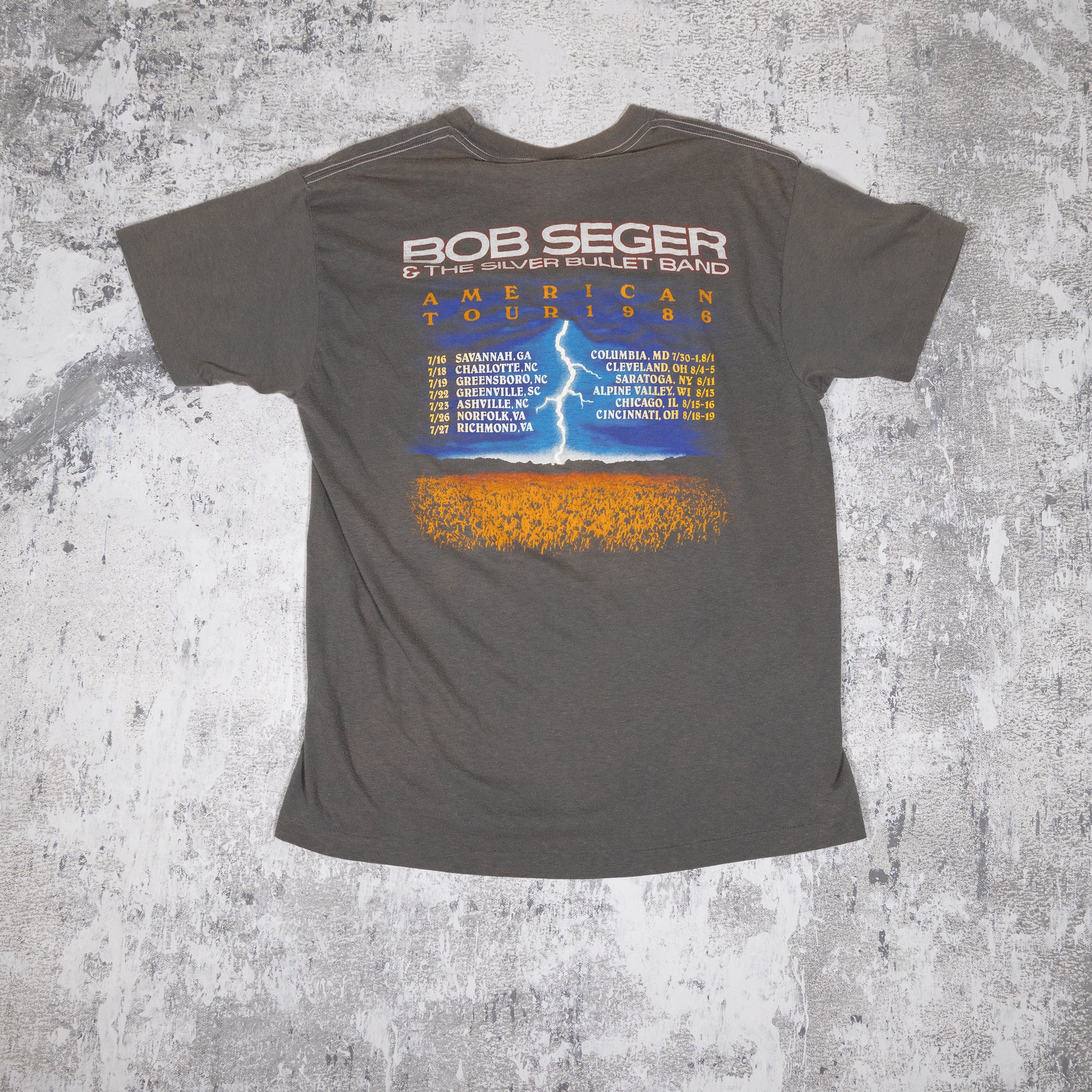 Bob Seger American Storm Vintage 80s Tee