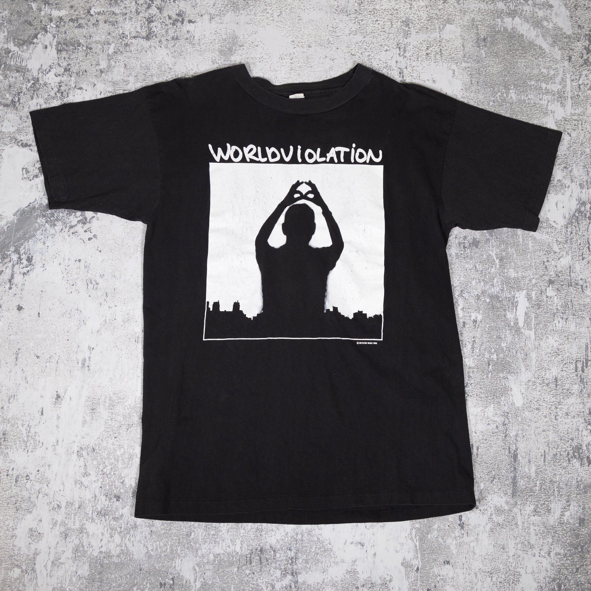 Depeche Mode World Violation Vintage 90s Tee