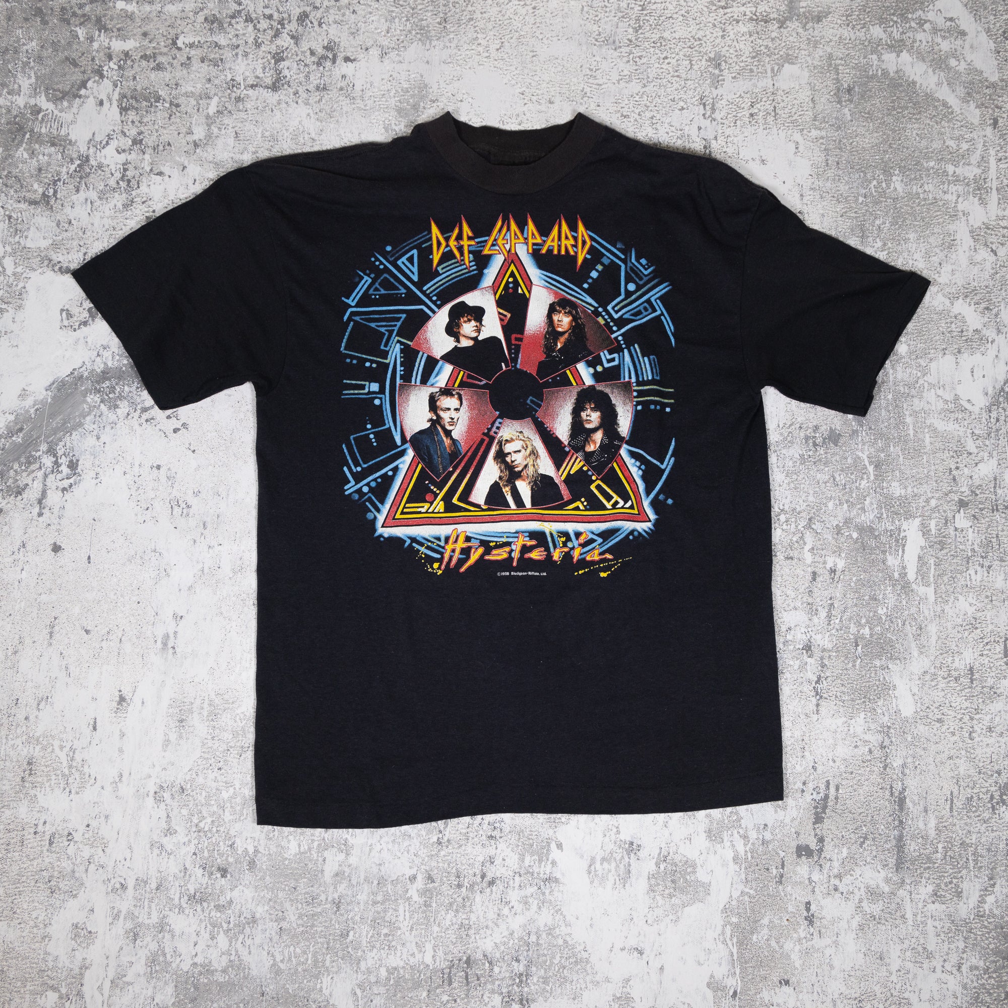 Def Leppard 1988 Hysteria Tour Vintage Tee