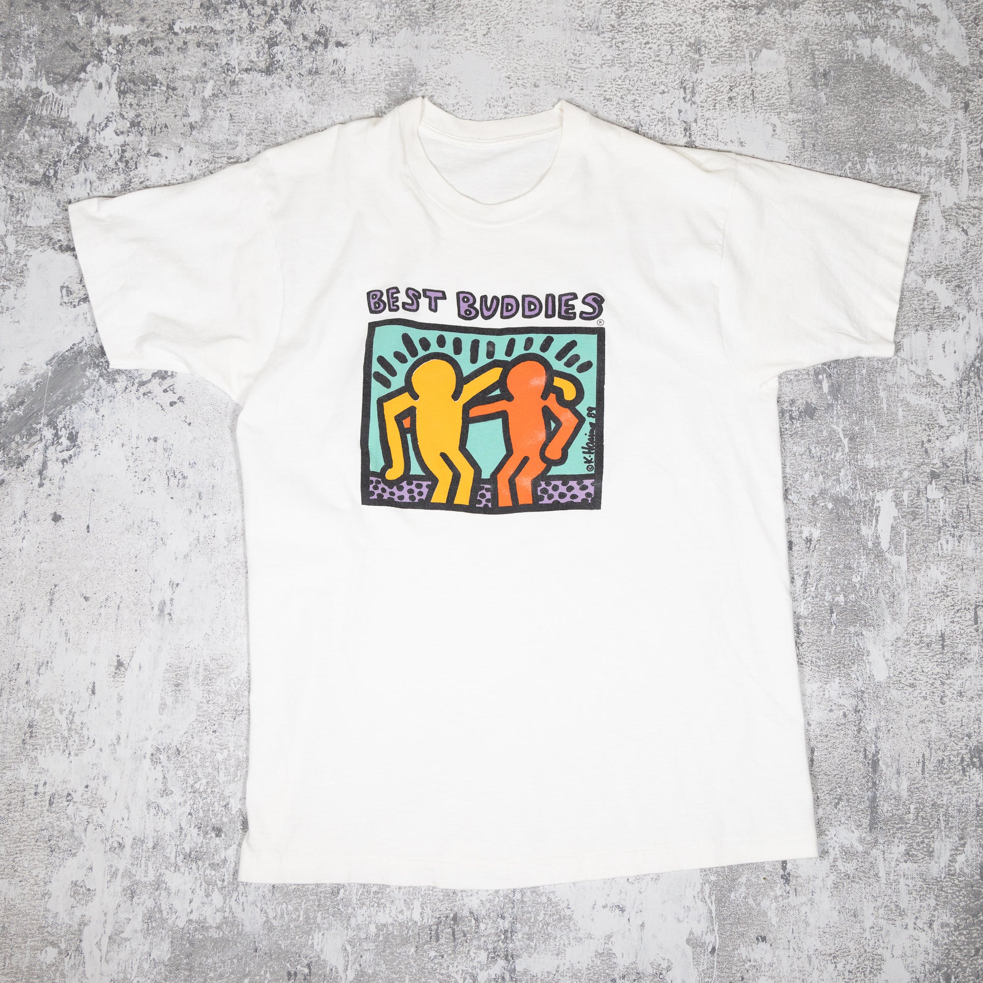 Keith Haring Buddies Vintage 90s Tee