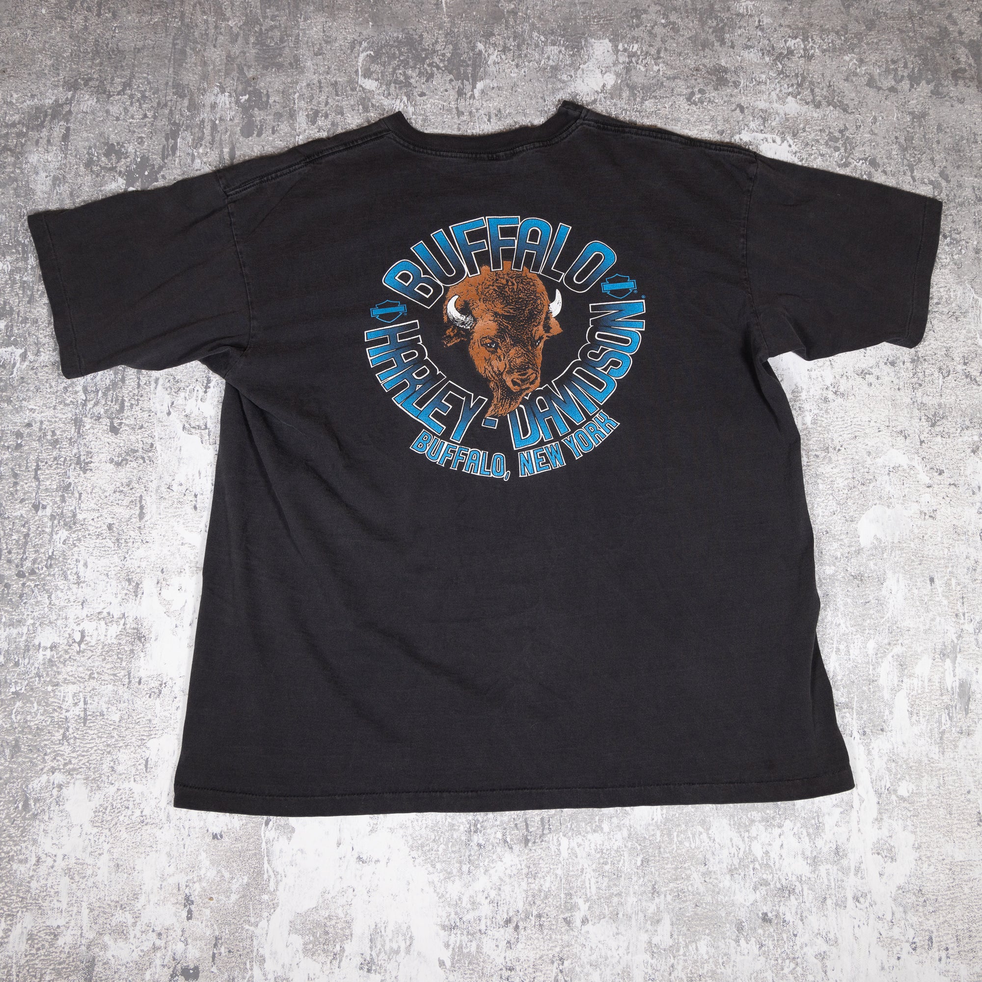 Harley Davidson Against The Wind Vintage 90s Tee