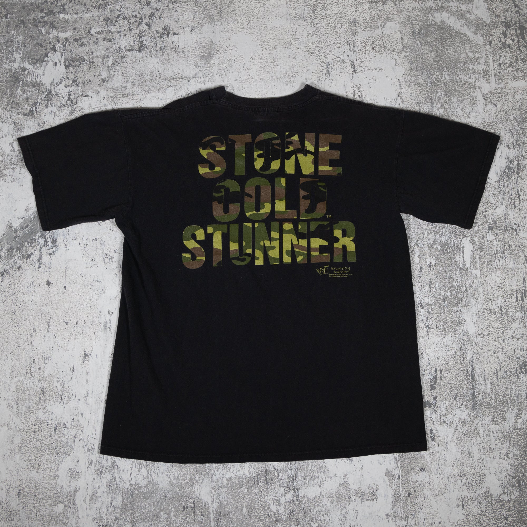 Stone Cold Stunner Camo Lizard Vintage 90s Tee