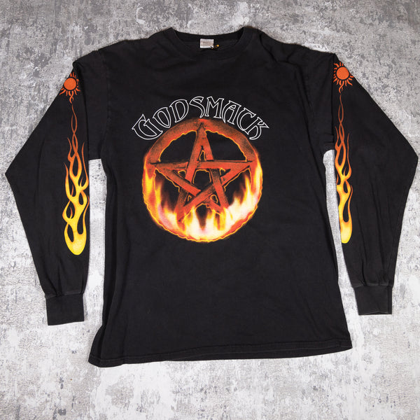 90s GODSMACKロンT vintageツアーt GODSMACK 2009年ツアーTシャツ 90s GODSMACKロンT vintageツアーt GODSMACK 2009年ツアーTシャツ