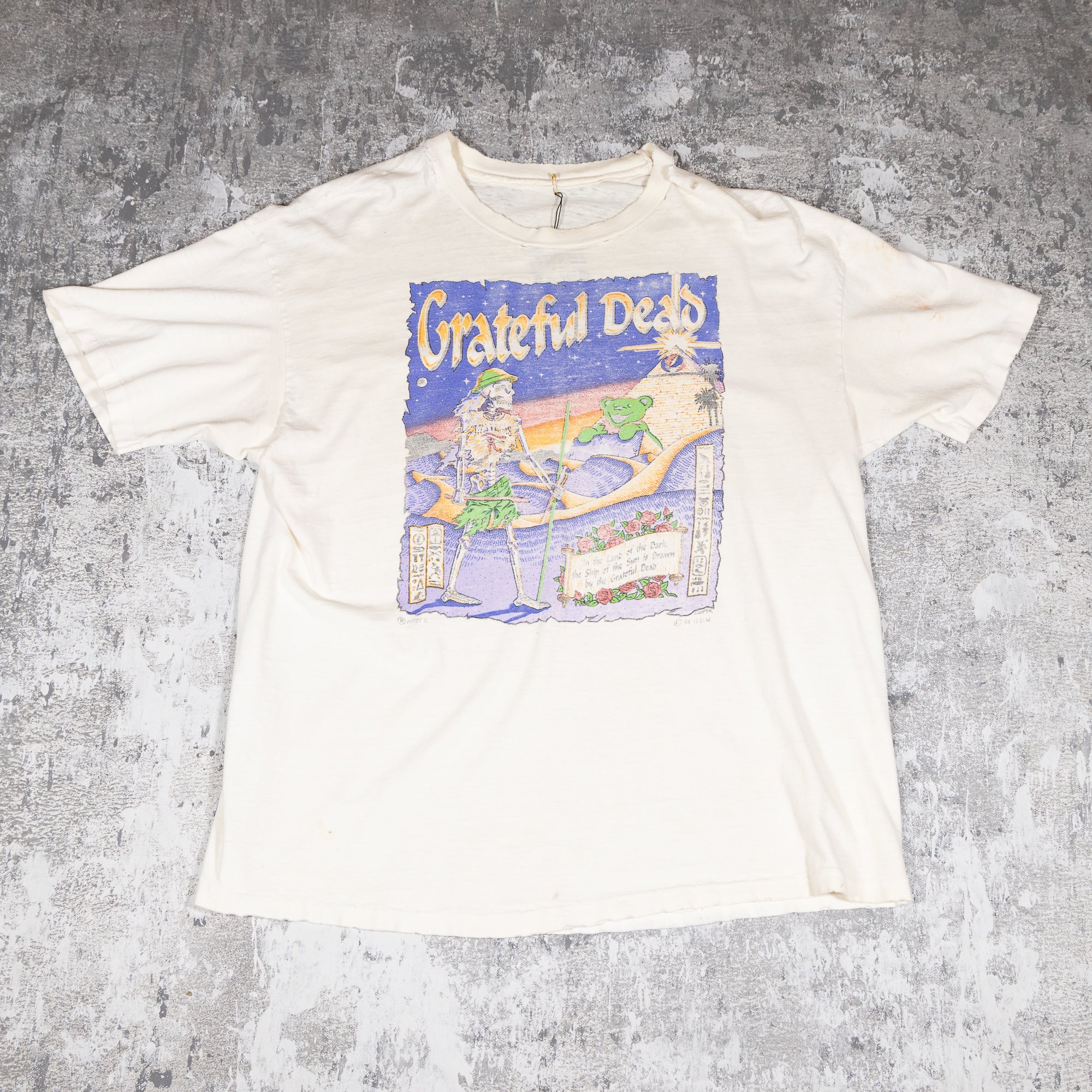 Grateful Dead Los Vegas Vintage 90s Tee