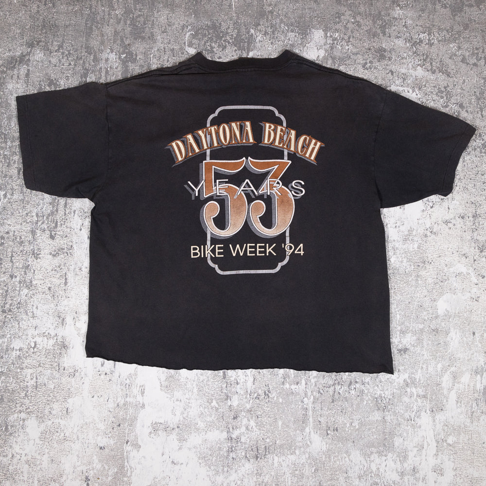 Harley Davidson Wild Breed 3D Emblem Crop Vintage 90s Tee