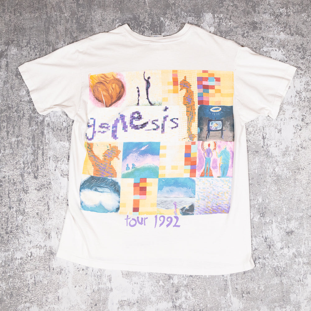 Genesis Tour Vintage 90s Tee from FADEDBLK