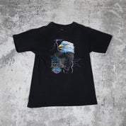 Harley Davidson The Eagle Soars Alone Vintage 90s Tee